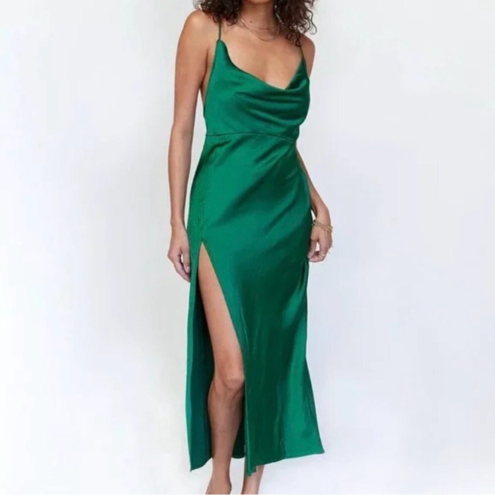 Lioness Emerald Low Back Dress